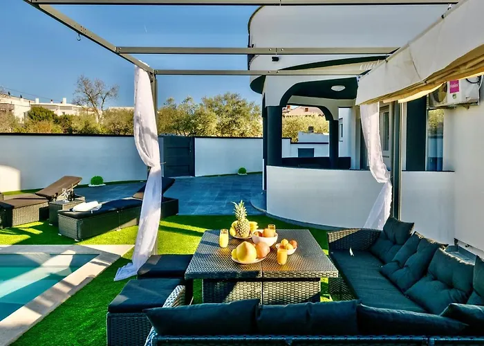 Complex White Guest house