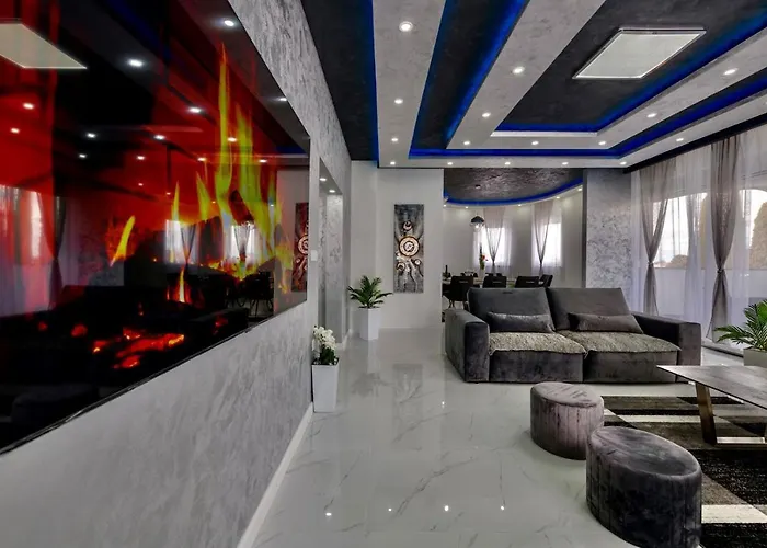 Complex White Guest house