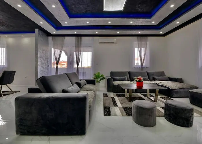 Complex White Guest house